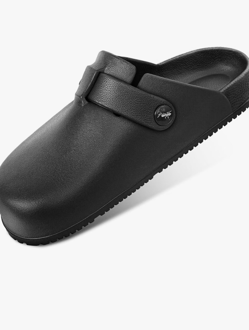 Unisex Black Slip-On Nursing Garden Shoe